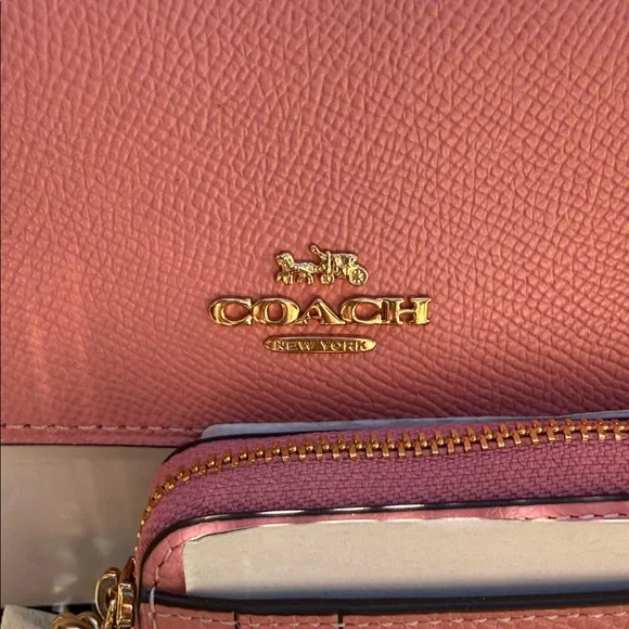 Coach Pink and Cream Crossbody Bag Set - Picture 2 of 6